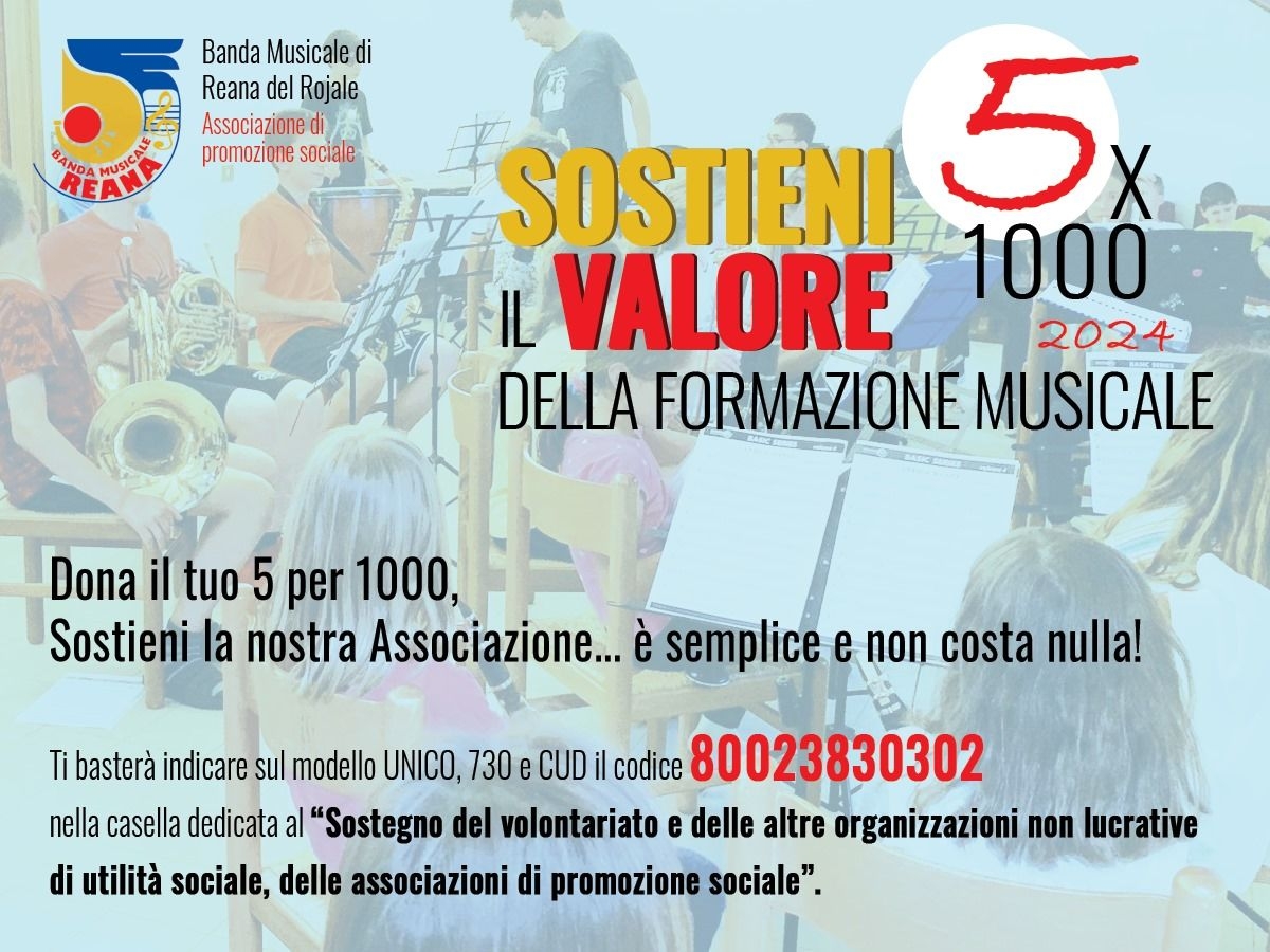 Dona il tuo 5x1000 alla Banda cover image